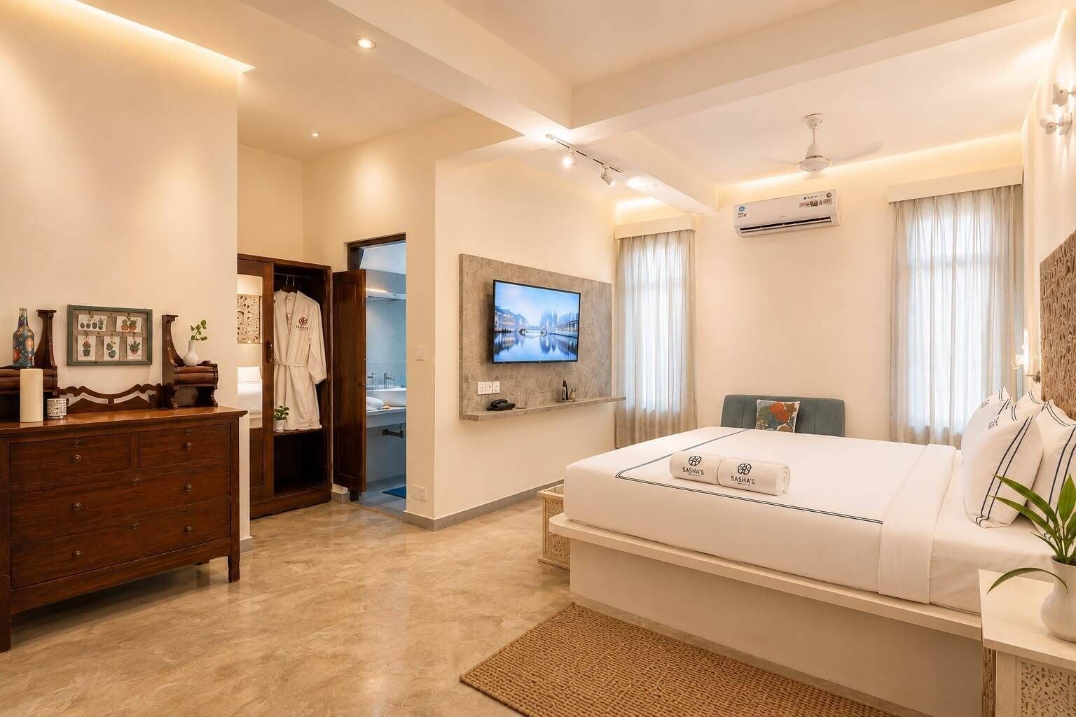 Habitación ejecutiva | Ropa de cama de alta calidad, colchones viscoelásticos, minibar