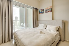 2 slaapkamers, een strijkplank/strijkijzer, wifi, beddengoed