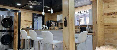 Microondas y parrilla de estufa