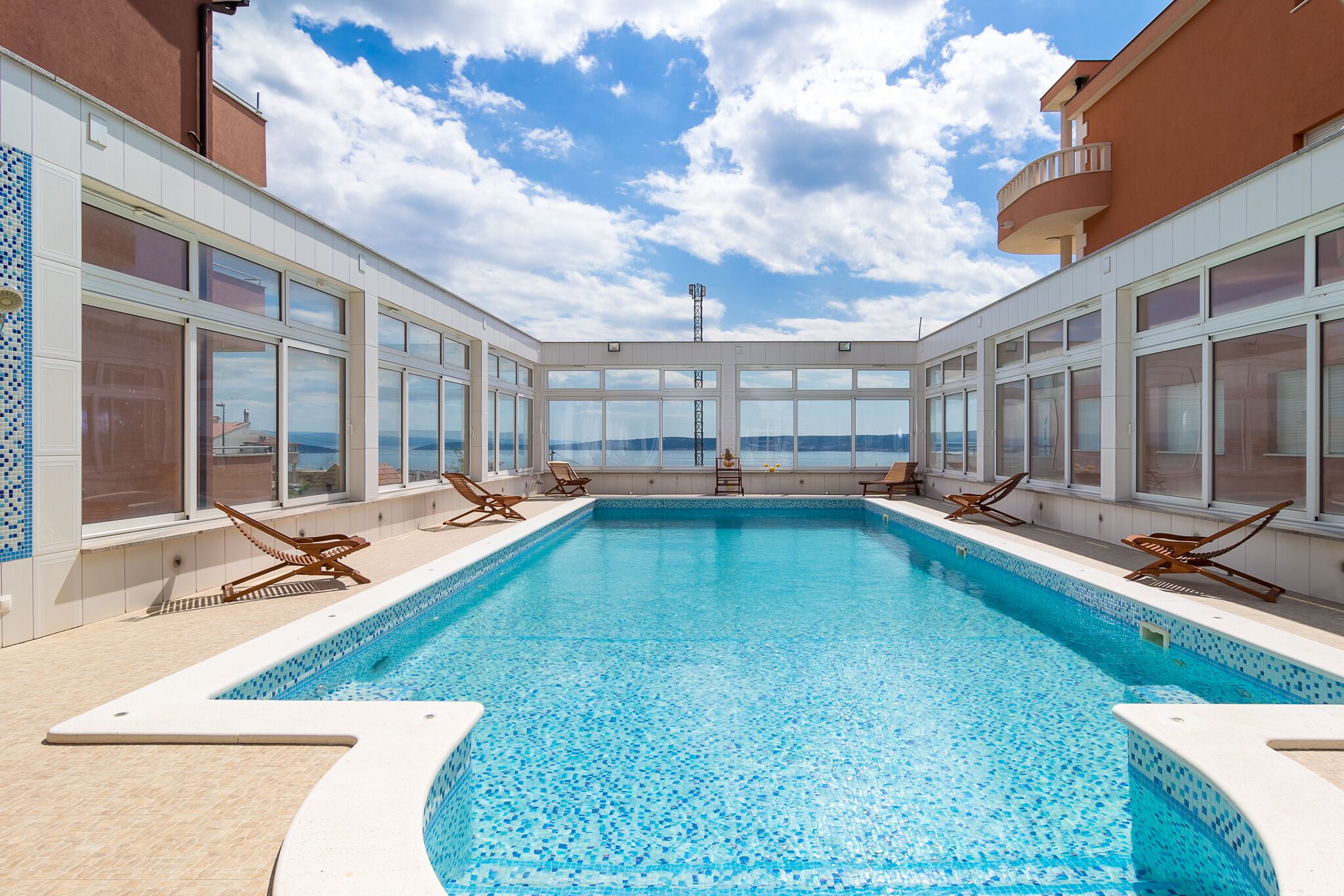 Seasonal outdoor pool