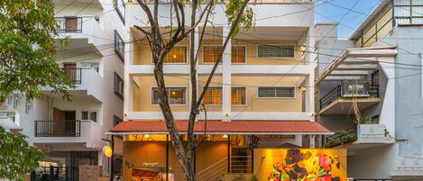 Façade de l’hébergement