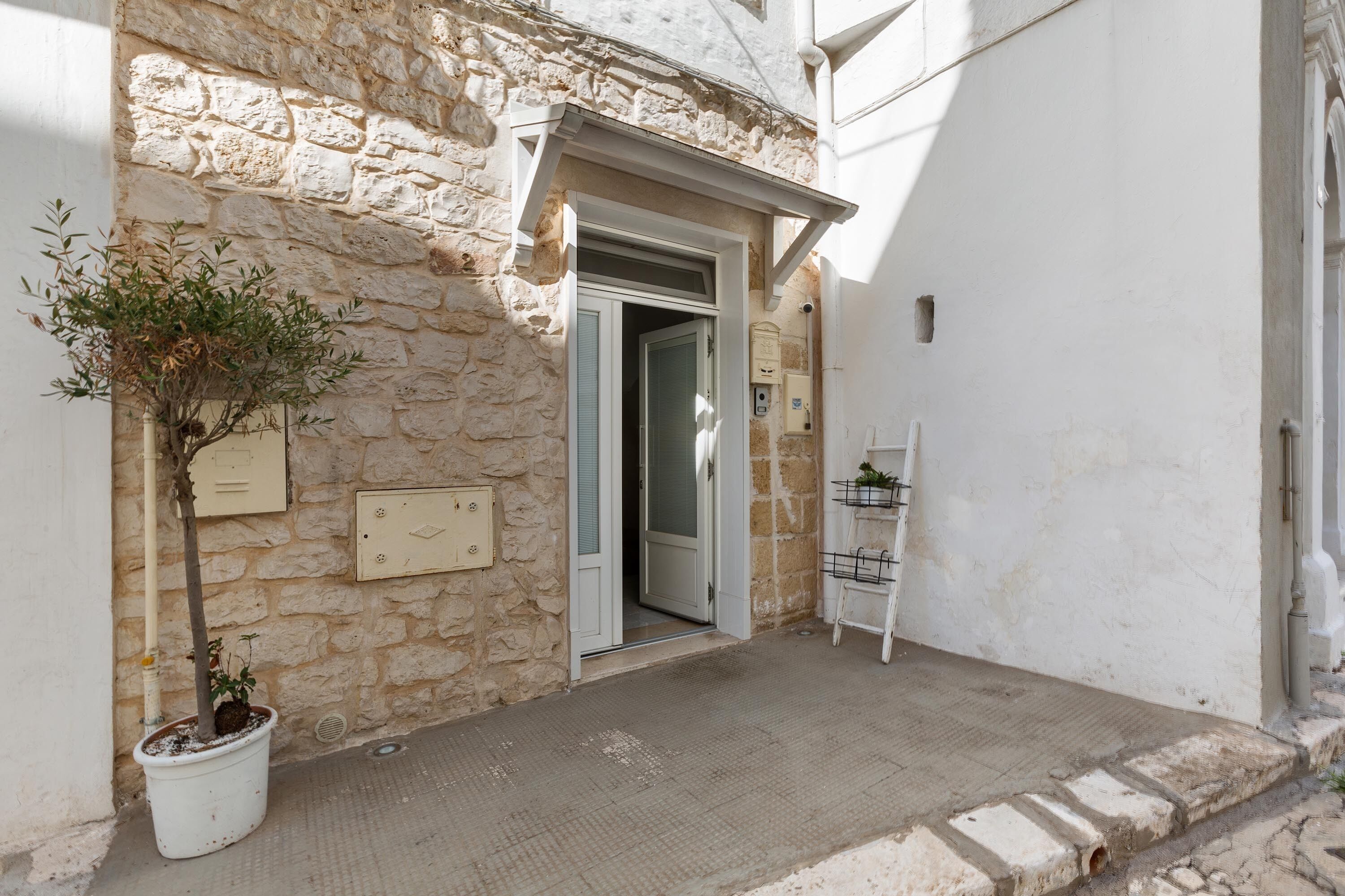 Entrée de l’hébergement