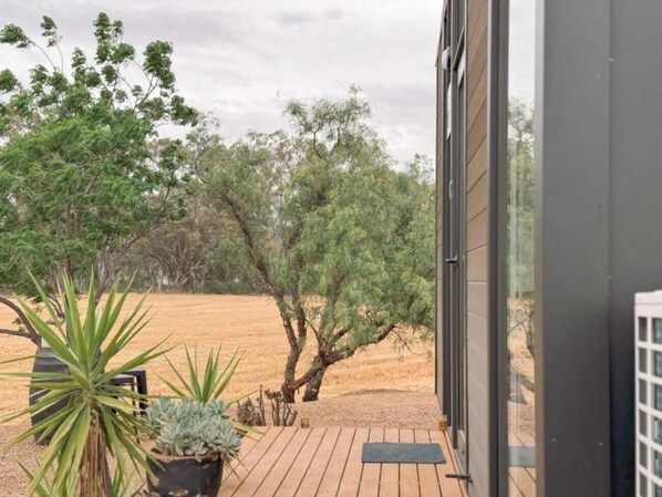 Exterior detail - Macquarie River View by Tiny Away (Narromine)