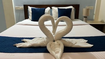 Ropa de cama de alta calidad, wifi gratis y ropa de cama