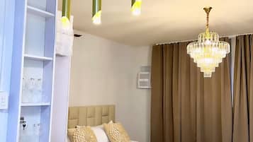 1 makuuhuone, silitysrauta/-lauta, Wi-Fi, vuodevaatteet