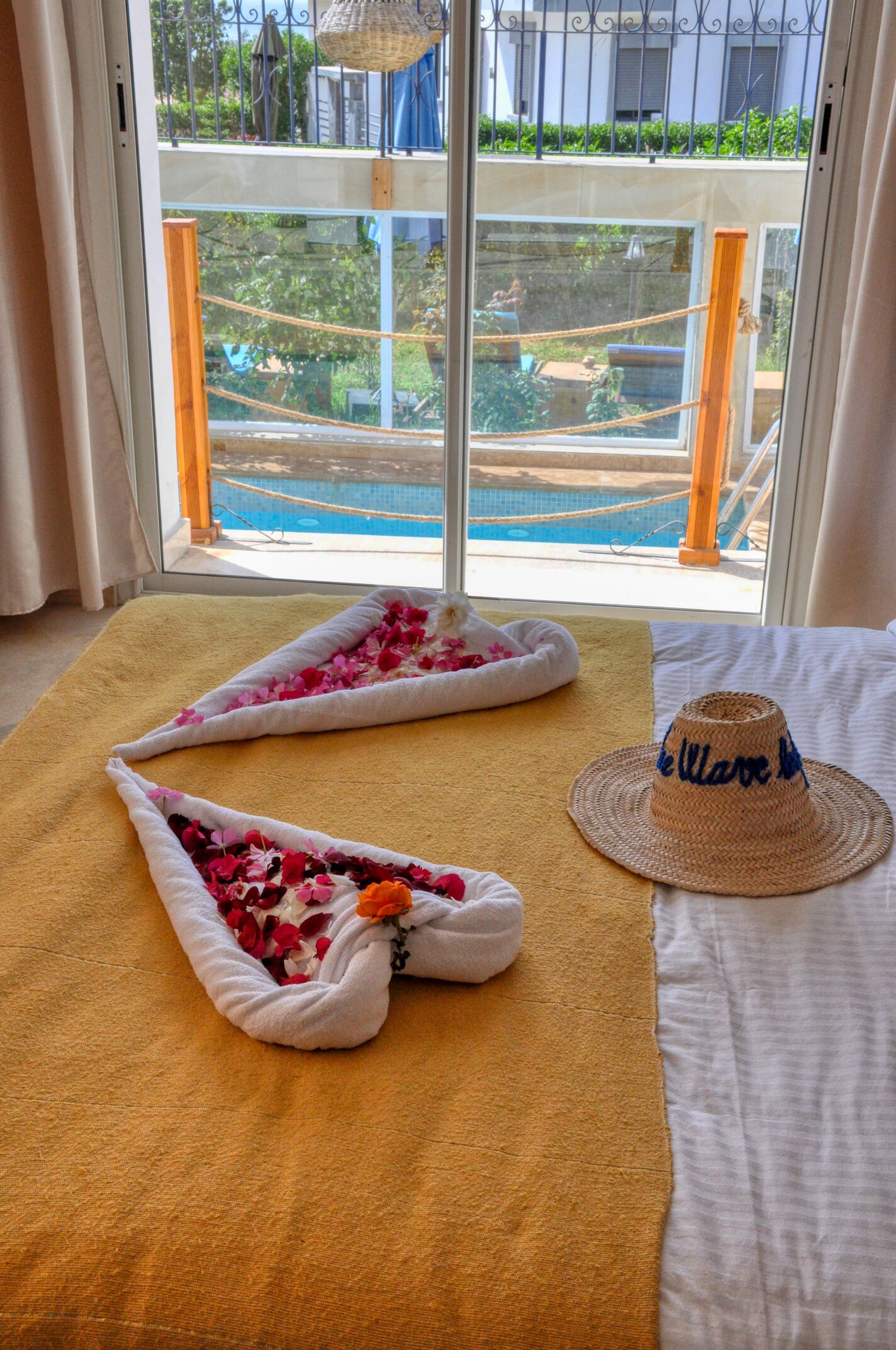 Habitación doble, baño en la habitación, vista a la alberca | Wifi gratis 