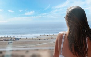 Una playa cerca, toallas de playa