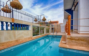 Outdoor pool - BLUE WAVE LODGE  (Tamri)