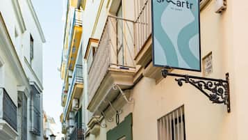 Voorkant van accommodatie