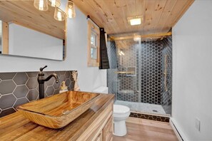 Shower, hair dryer