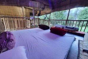 Deluxe Double Room | View from room - Goroomgo Kasol Huts Kullu (Bhuntar)
