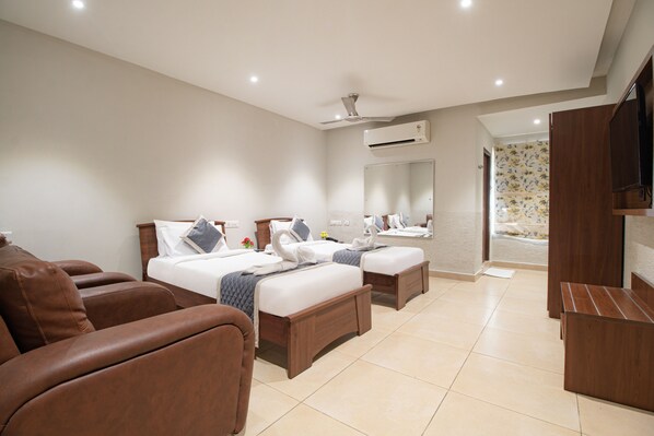 Premium Room | Desk, laptop workspace, iron/ironing board, free WiFi - beestay Hotels MG Road vijayawada (Vijayawada)