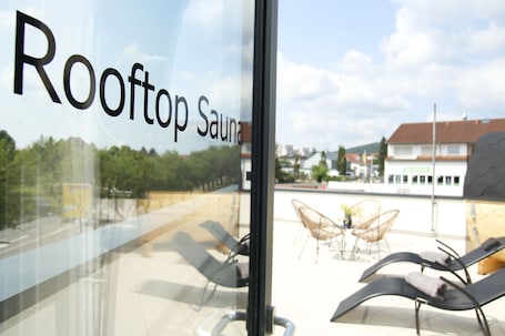 Sauna. Amelie N°3 Hotel & Appartements