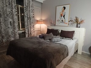 1 soverom, wi-fi og sengetøy