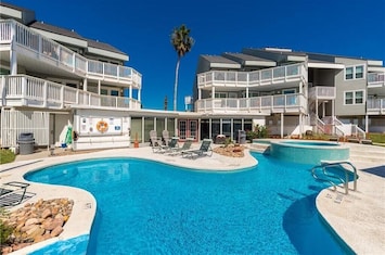 Outdoors - Mustang Island Beach Club offers a heated pool and hot tub.