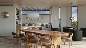 Dining - Moonrise - 4 BR designer home above Wategos Beach (Byron Bay)