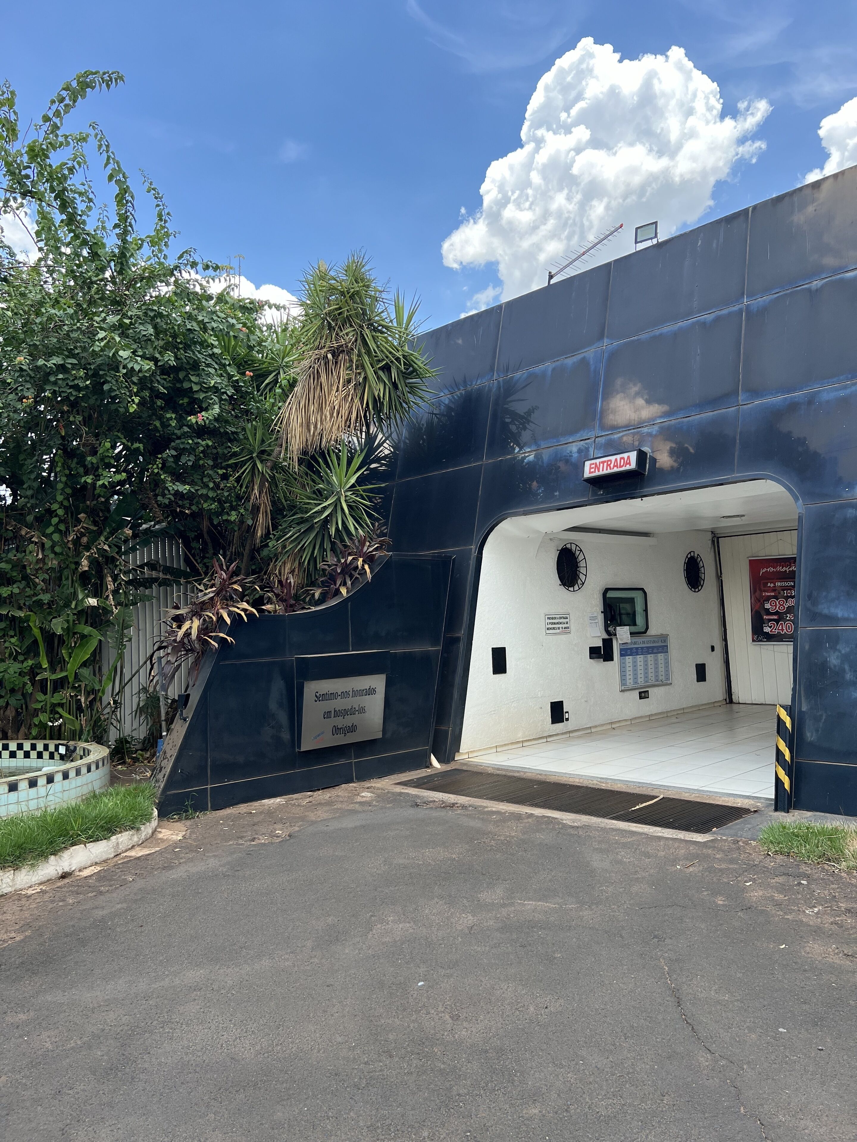 Voorkant van accommodatie