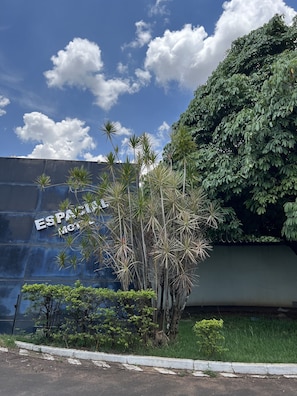 Façana frontal de l'allotjament