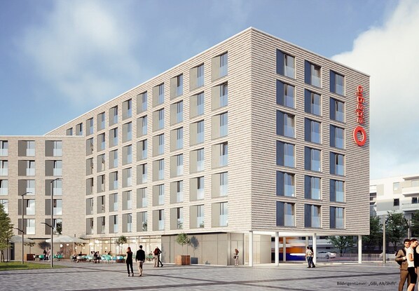 Voorkant van accommodatie