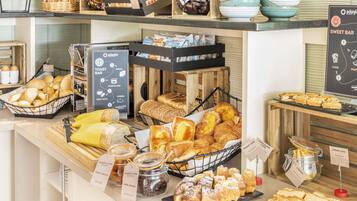 Daily buffet breakfast (EUR 23 per person)