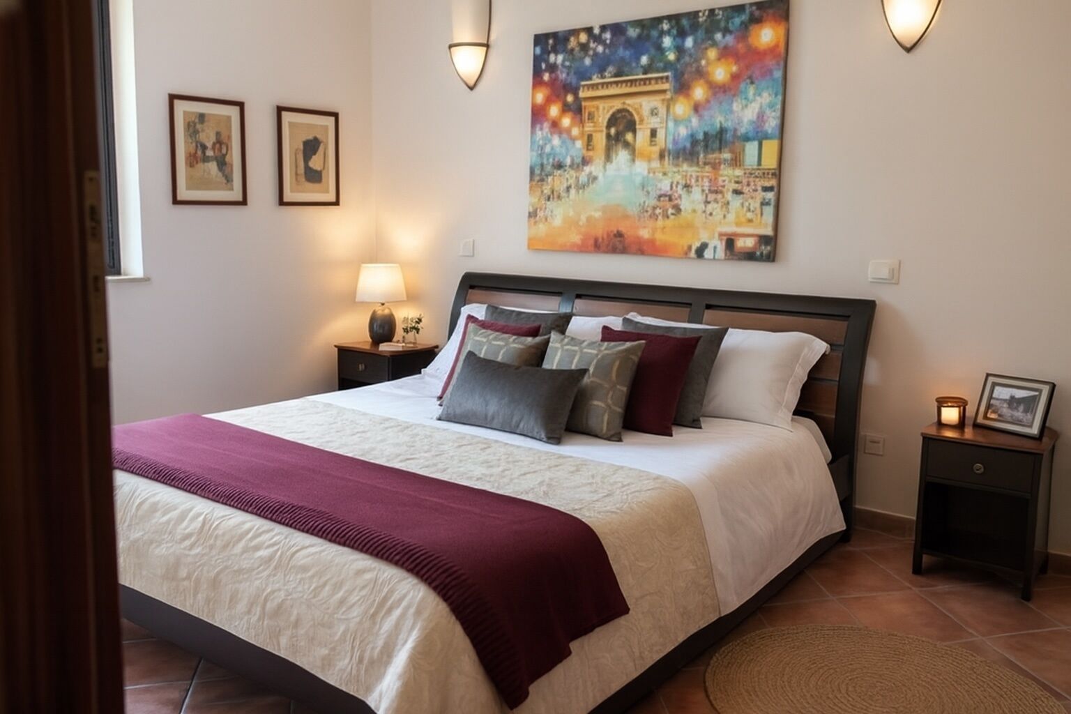 3 slaapkamers, een strijkplank/strijkijzer, gratis wifi, beddengoed
