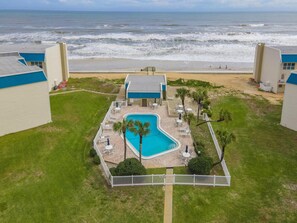 Pool - 2 Bedroom condo, steps to the beach and pool New rental/special rates! (Saint Augustine)