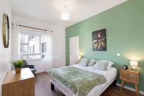 Soundproofing, free cots/infant beds, free WiFi, bed sheets
