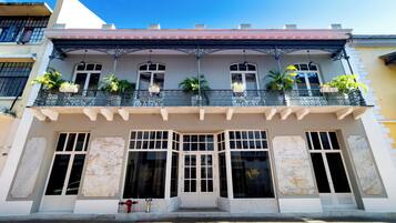 Voorkant van accommodatie