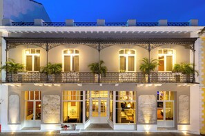 Voorkant van accommodatie