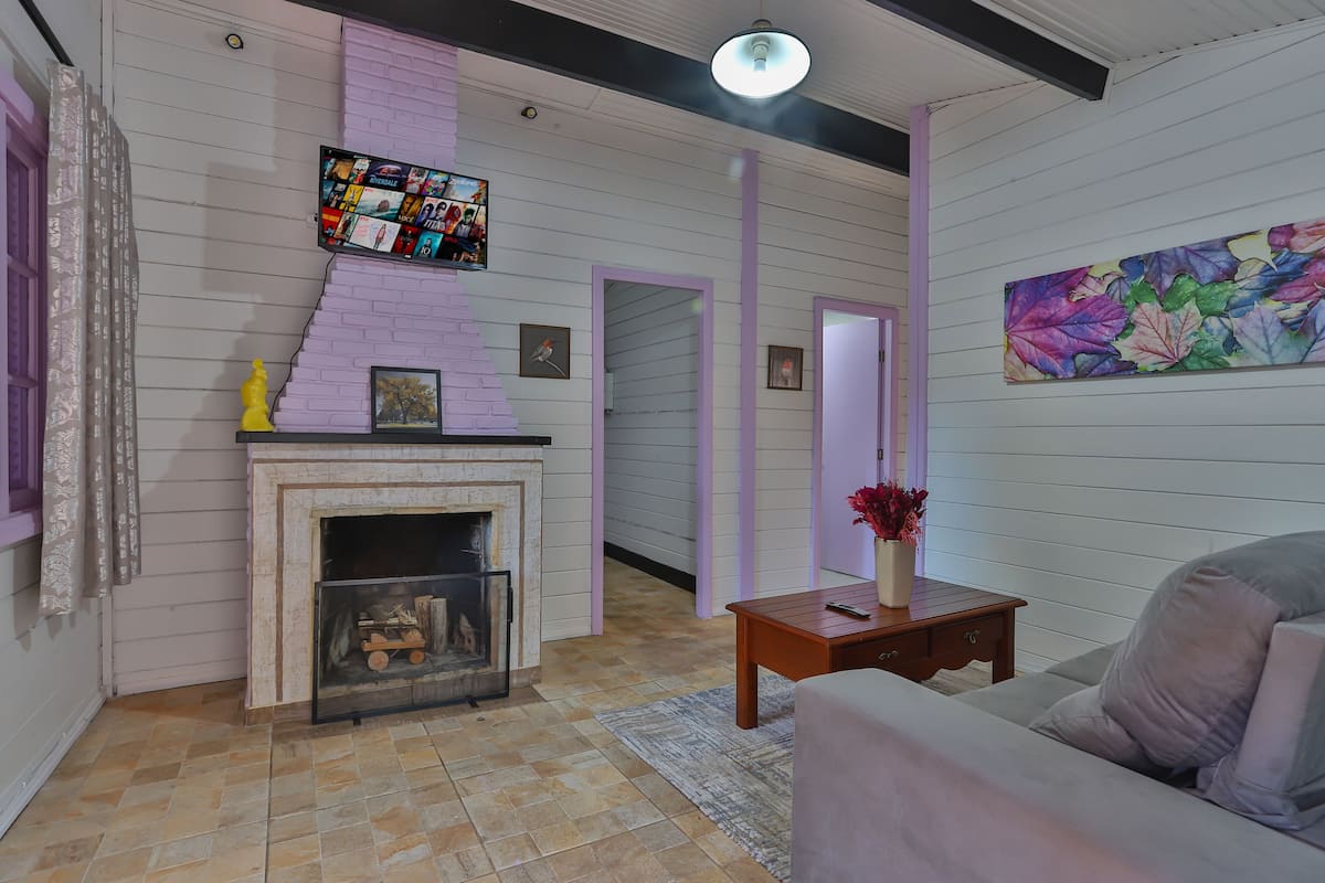 Family Chalet | Living area | 35-inch LED TV with digital channels, toys, books