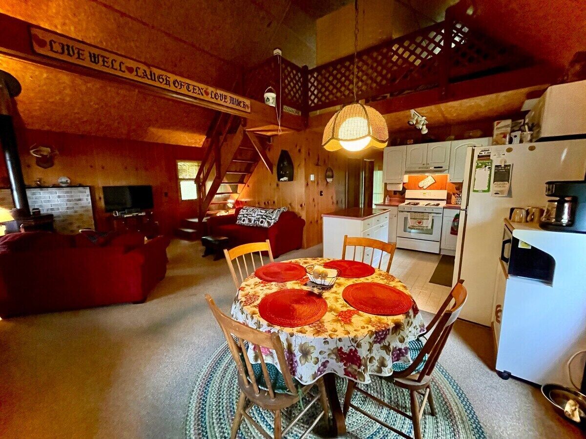 TV, fireplace, DVD player