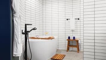 Suite, 1 King Bed (Selah Spa) | Bathroom | Designer toiletries, hair dryer, towels, soap