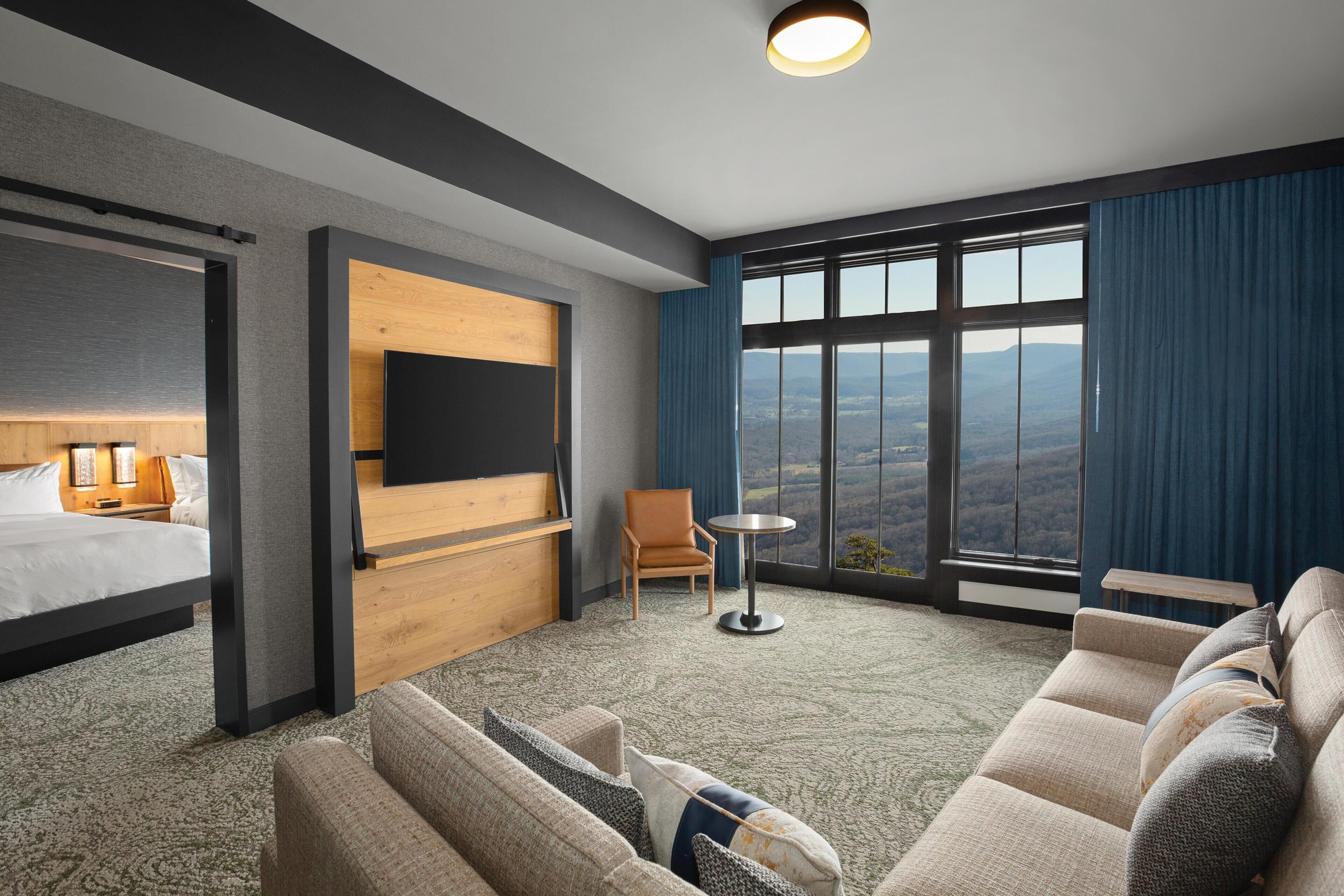 Suite, 2 Queen Beds, Non Smoking, Mountain View | Premium bedding, down comforters, pillowtop beds, in-room safe