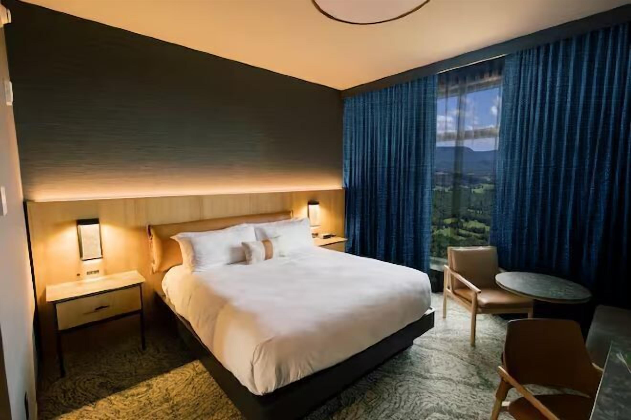 Premium bedding, down comforters, pillowtop beds, in-room safe