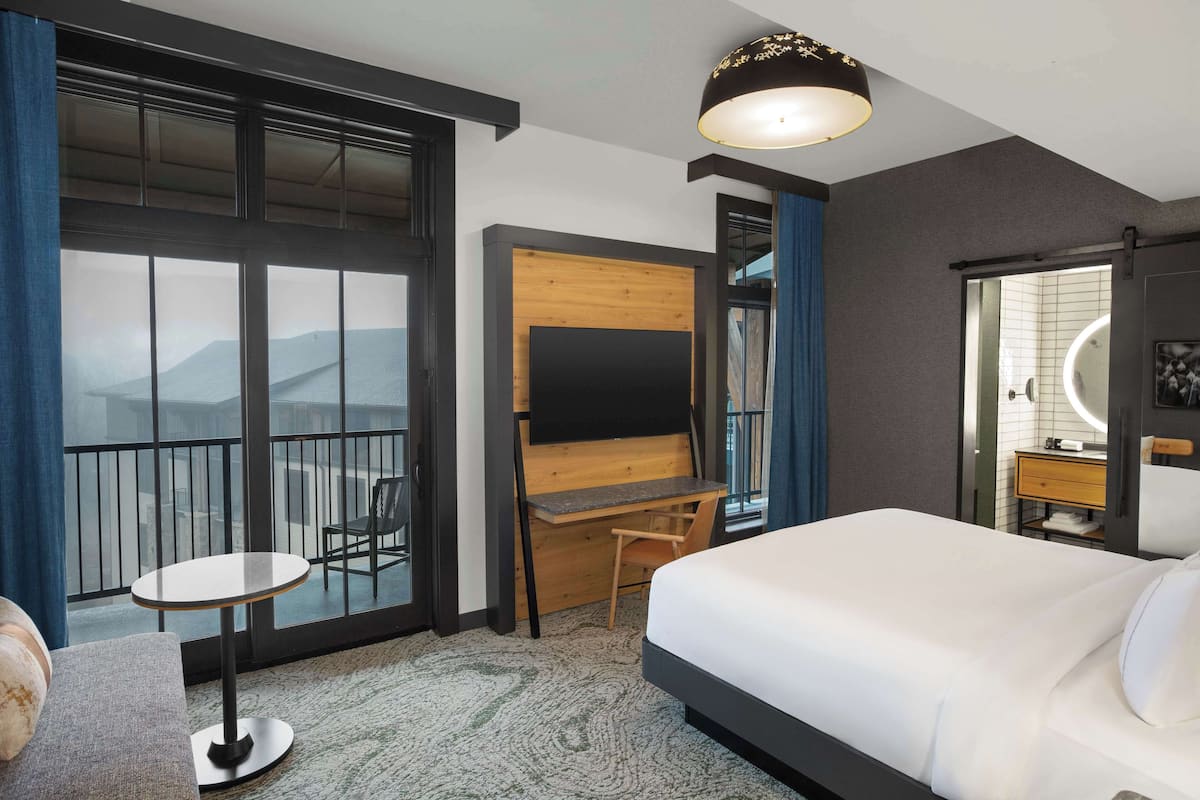 1 bilik tidur, peralatan tempat tidur premium, gebar bulu kapas