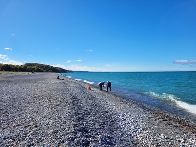 Waterfront house w/ large garage located on trail 8 in Grand Marais.