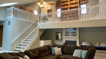 TV connectée, cheminée