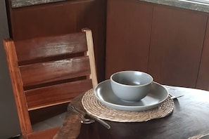 Apartment, 1 Bedroom, Patio | Dining room