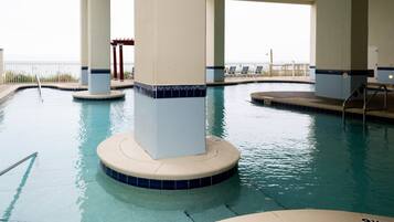 Indoor pool, a heated pool