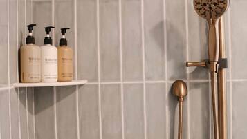 Hair dryer, towels