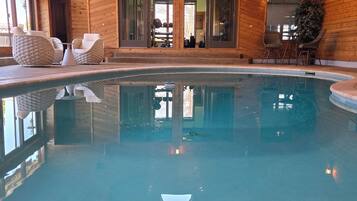 Indoor pool, a heated pool