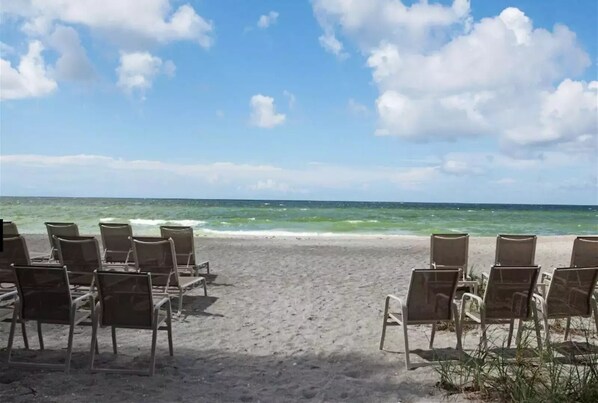 Beach - LITTLE GULL COTTAGES UNIT 3 GULFSIDE (Longboat Key)