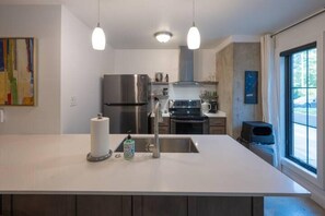 Fridge, microwave, oven, stovetop - Stunning Uptown Luxury Apartment (Charlotte)