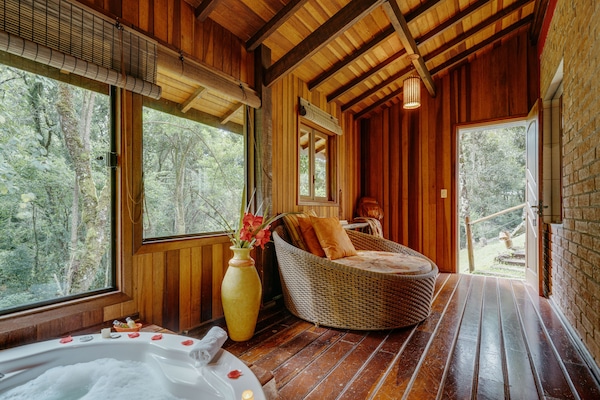 Cabaña de luna de miel | 1 dormitorio, sábanas de algodón egipcio, ropa de cama de alta calidad