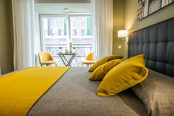 1 habitación y ropa de cama de alta calidad