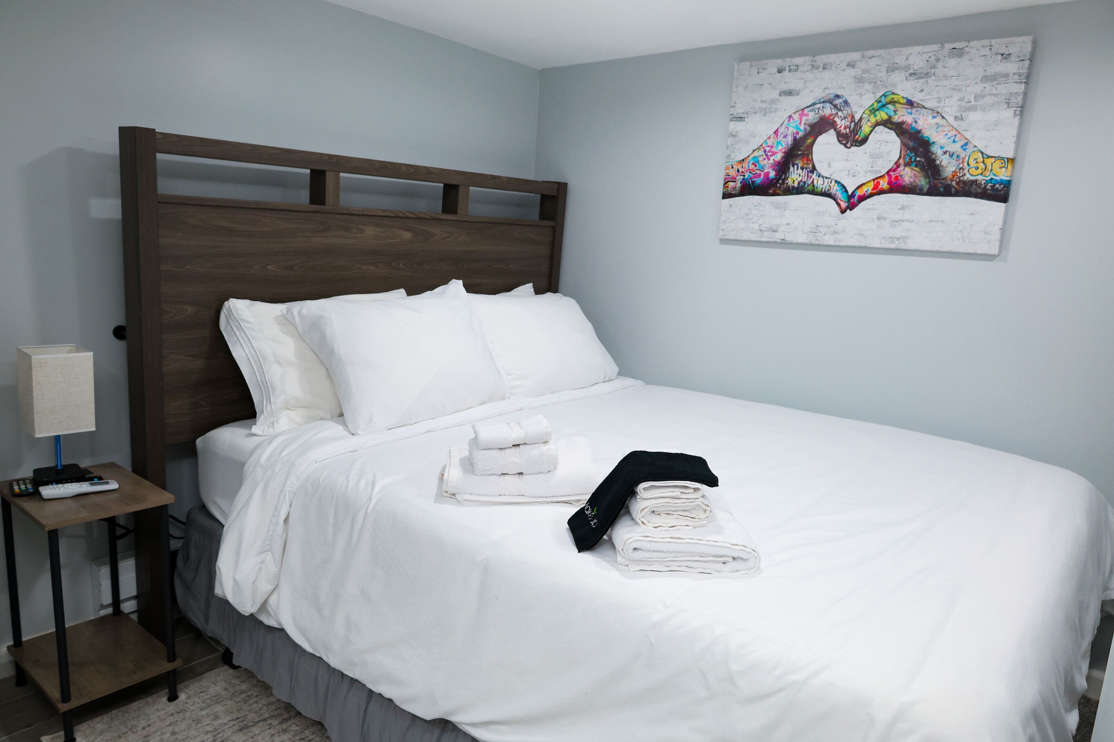 1 chambre, fer et planche à repasser, Wi-Fi, literie fournie