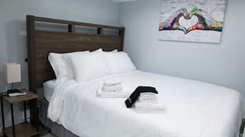 1 chambre, fer et planche à repasser, Wi-Fi, literie fournie