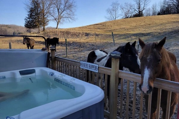 Idromassaggio all'aperto