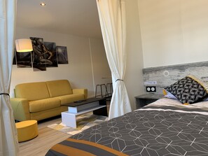 1 bedroom, iron/ironing board, WiFi, bed sheets - L'étoile de Mer - Étretat (Le Havre)