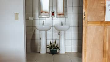 Handdoeken, zeep, toiletpapier